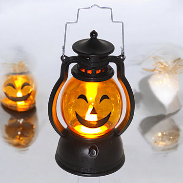3x LED Pumpkin Lantern - Ideal for Halloween Decorations